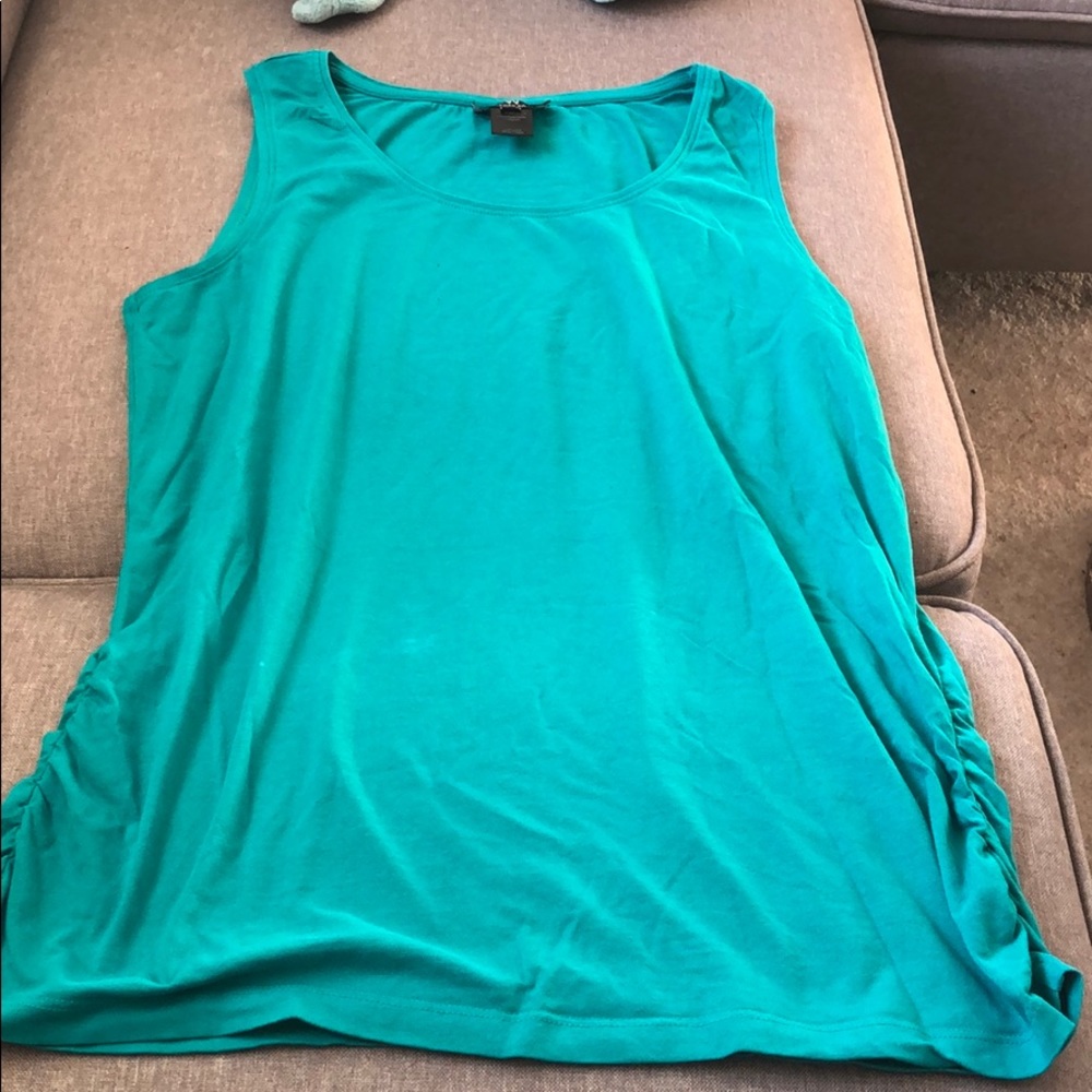 !!50% OFF!! New Woman Design Turquoise Top